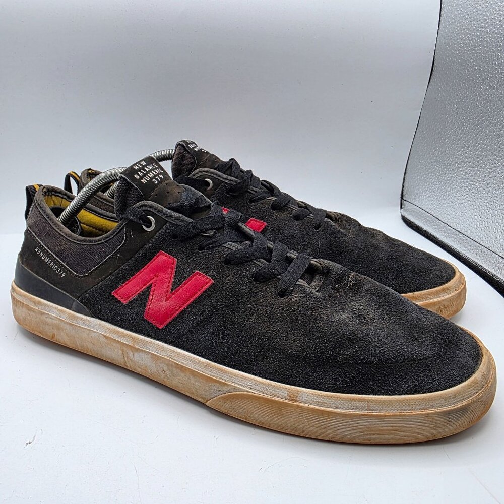 New Balance Numeric 379 Mens Size 13 Black Red Sneaker Shoes Casual Athletic Wal